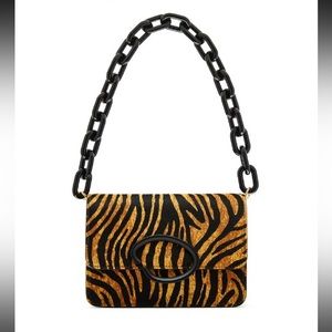 Oscar de la Renta tiger print o-pochette